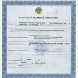 Государственная лицензия на выполнение работ и оказание услуг в области охраны окружающей среды на территории Республики Казахстан